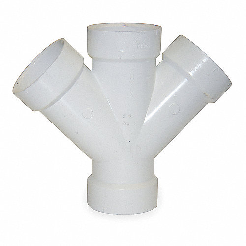 YEE DOBLE DE PVC SANITARIO DE 2" MARCA CRESCO